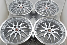 New DDR R19 17x7.5 5x114.3 38mm Silver Polished Lip 17" Rims Wheels (Set... - $739.00