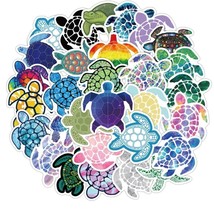 41 pcs Sea turtle Rainbow Stickers For Wall Decor Fridge Bike Laptop Car... - $8.99