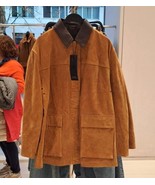 ZARA BNWT 2025. CAMEL BROWN 100% SUEDE JACKET COAT LIMITED EDITION. 2969... - £199.04 GBP