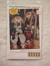 Simon Hayseed 1993 Happy Hollow Designs Sewing Doll Craft Pattern 393 38&quot; Tall - £6.87 GBP