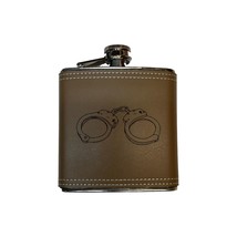 Custom Flask - Handcuffs (8OZ Stainless Steel Flask) - £12.44 GBP+