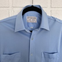 Vintage Sears Perma Prest Shirt Mens 14.5 Short Sleeve Button Up Pockets... - $16.65