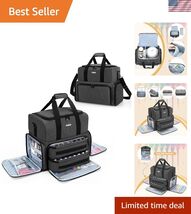 Nail Polish Storage Case - 80 Bottles &amp; Adjustable Compartments Included - $133.04