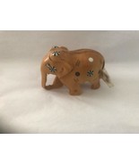 Small HAND-CARVED  WOODEN WALKING ELEPHANT with Inlay - €10,26 EUR