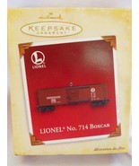 2005 Hallmark Ornament &quot;Lionel No. 714 Boxcar&quot;, NIB, B1 - $204.00 MXN