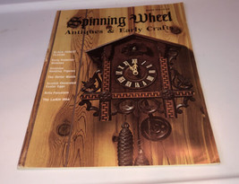 Spinning Wheel Antiques March 1975 Black Forest Clocks Dollar Watch Arit... - $3.47