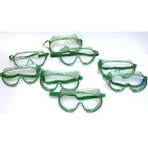 Safety Goggles Vented Clear Shop Chemistry Glasses - 8 Pair - £22.95 GBP