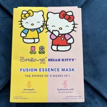 New in Box The Creme Shop x Hello Kitty Fusion Face Mask 3 pieces - £11.31 GBP