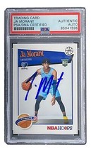 Ja Morant Signed 2019/20 Panini Hoops #297 Grizzlies Rookie Card PSA/DNA - $484.99