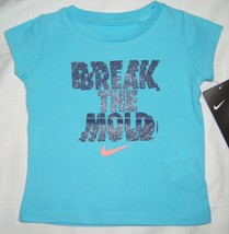 Nike Baby Girl T-Shirt Break The Mold Blue 24M 24 Month - $12.30 CAD
