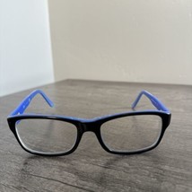 Ray-Ban RB5268 5179 Eyeglasses FRAMES ONLY Black Blue Full Rim 52-17-135 - $12.87