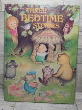 Vintage Large Golden Book Three Bedtime Stories Book Art by Garth Williams 1976 - £7.10 GBP