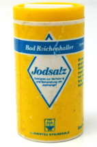 Yellow Diamond Small Jodsalz Salt Travel Shaker Vintage  - $9.45