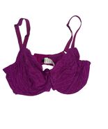 Chantelle Plum Lace Rive Gauche Underwire Bra Size 34DD - €39,57 EUR