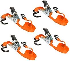 Keeper � 1� x 15&#39; High Tension Ratchet Tie-Down, 4 Pack - 500 lbs. Worki... - $51.79 CAD