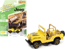 Jeep CJ-5 Sunshine Yellow w Golden Eagle Graphics Classic Gold Collection Limite - £13.83 GBP