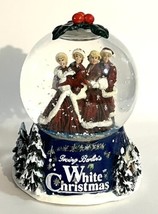 Vintage Irving Berlin&#39;s White Christmas Bing Crosby Musical Snow Globe - WORKS! - £30.94 GBP