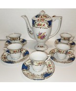 VINTAGE ~ Japan Porcelain Teapot &amp; cup/ Saucer Set (13 pc.) - $88.57 CAD