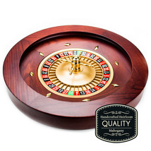 Brybelly Holdings GROU-002 18 in. Casino Grade Deluxe Wooden Roulette Wheel - £266.66 GBP