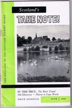 Scotland Take Note Magazine Tourist Board June 1966 38 Pages - $3.43