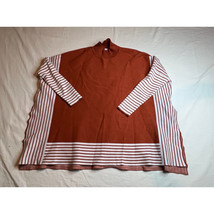 Uniexcosm Sweater Womens Medium Rust Red Long Sleeve Boho Stretchy Comfy... - $14.00