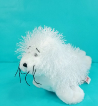 Ganz Webkinz White Seal Plush Stuffed Animal 10&quot; Long No Code Sea Life - £12.50 GBP