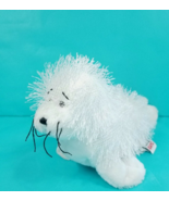 Ganz Webkinz White Seal Plush Stuffed Animal 10&quot; Long No Code Sea Life - £12.45 GBP