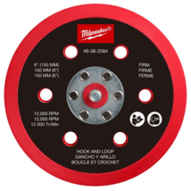 Milwaukee Tool 6 Inch Hook and Loop Sander Backing Pad - Firm - $100.49