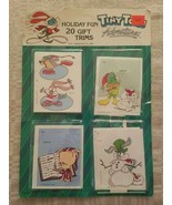 Tiny Toon Adventures Partially Opened Holiday Gift Trims Tags 15 total 1... - £11.34 GBP