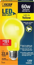 Feit Electric A19/BUG/LED/BX LED Light Bulb A19 E26 (Medium) Yellow 60W ... - $10.83 CAD