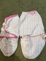 SwaddleMe Infant Swaddlers: Size S/M 7-14 Pounds Pink Owl-Used A Few Times - $12.19