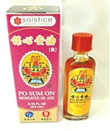 6/12 Pcs, Po Sum On 5.6ml / 0.19 Oz Medicated Oil Headache Dizziness Mus... - $45.70 CAD