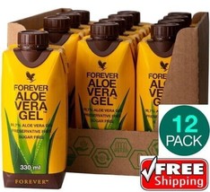 Forever Aloe Vera Gel Minis To Go size 12 counts 0.33ml each Sugar Free Natural - $80.95
