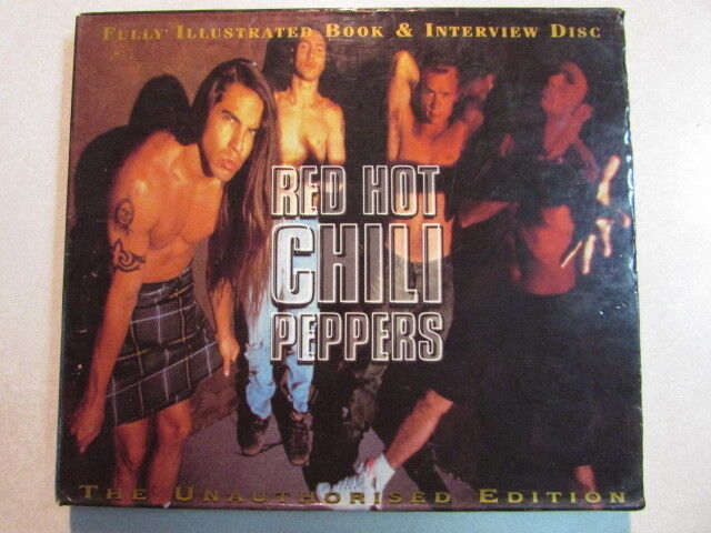 RED HOT CHILI PEPPERS FULLY ILLUSTRATED BOOK &amp; INTERVIEW DISC CD 1997 WE... - $4.90