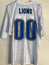 Reebok NFL Jersey Detroit Lions Team White Size Men&#39;s 2XL - $9.89