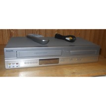 Philips Magnavox dvp3345 DVD VCR Combo with Remote, TV Cables &amp; Hdmi Adapter - £146.40 GBP