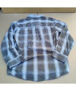 Harley Davidson Motor Co. Mens Plaid Cotton Long Sleeve Shirt Size M Gra... - $19.98