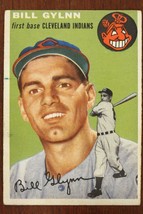 Vintage 1954 Baseball Card TOPPS #178 BILL GYLNN Cleveland Indians First... - $9.84