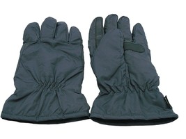 Isotoner Womens L-XL Black Polyester Gloves Fleece Lined Elastic Wrist S... - £17.35 GBP
