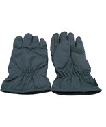 Isotoner Womens L-XL Black Polyester Gloves Fleece Lined Elastic Wrist S... - £16.62 GBP