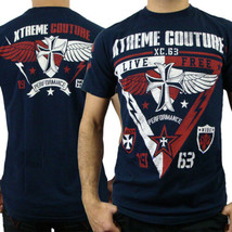 Xtreme Couture Clean Break Wing Shield UFC MMA Mens T-Shirt Navy Blue NEW M-3XL - £17.54 GBP