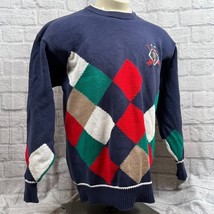 Pull De Golf Vintage En Coton Traders Pour Homme XL Lourd À Motifs Argyle - $32.00