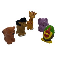 Fisher-Price Little People Animals: Turkey, Giraffe, Elephant, Bear Lot ... - £9.10 GBP