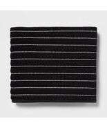 Threshold Performance Plus Bath Towel Black Striped Heavyweight Cotton - $283.57 MXN Threshold Performance Plus Bath Towel Black Striped Heavyweight Cotton - $283.57 MXN