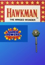 Custom Super Powers Hawkman Mace Club ACCESSORY  - £11.59 GBP