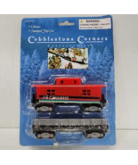 NEW Cobblestone Corners Collectibles Train Cars -  Caboose  &amp; Standard F... - £7.65 GBP