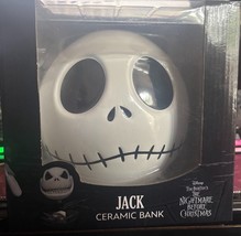 The Nightmare Before Christmas Jack Ceramic Coin Bank - $21.77