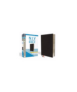 Zondervan Giant Print Black Bonded Leather Indexed NIV Thinline Bible - €80,29 EUR