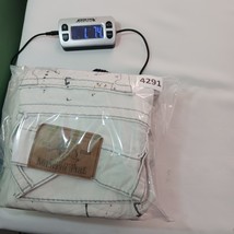 True Religion MOZJ60ESB Women's 27 White Cotton Skinny Jeans With Paint Design image 7