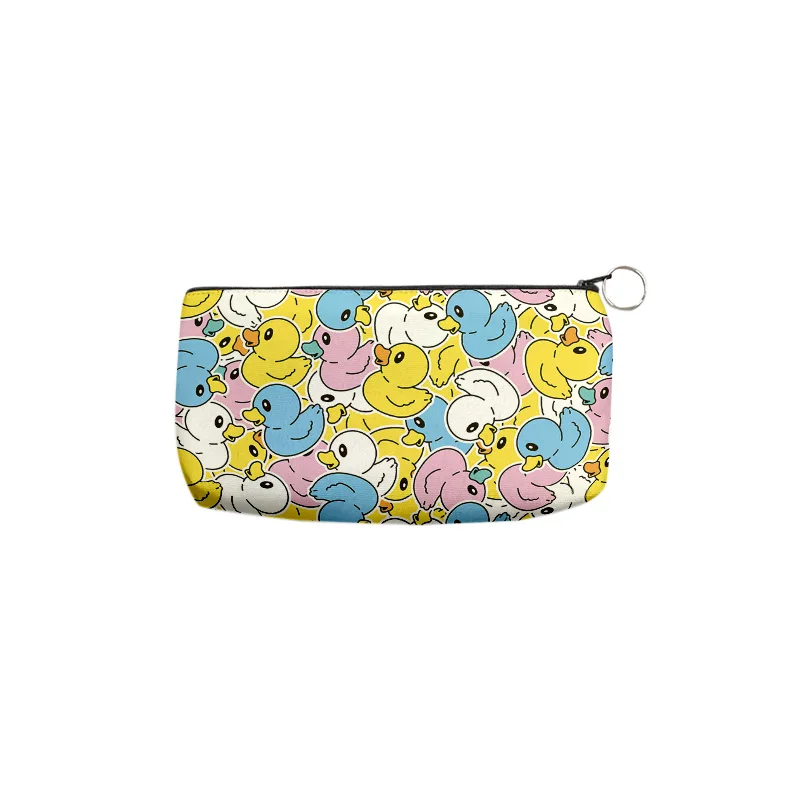 Little Yellow Duck Cosmetic Bag For Women Portable Zipper Storage Pouch Travel T - £44.87 GBP